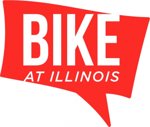 Bike at Illinois logo - 2018 branding colors