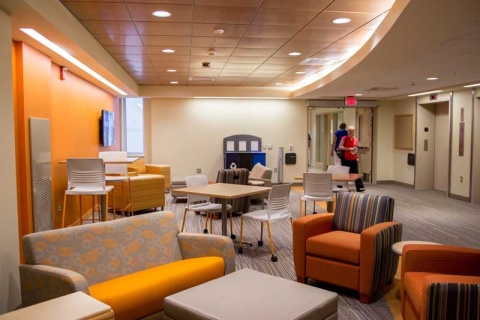 Wassaja's Lobby, which includes some study areas