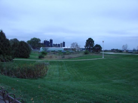 Site for the Rain Garden at Vet Med