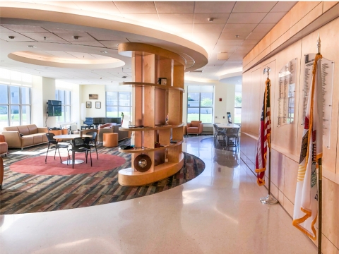 A space to study and interact with other student veterans.