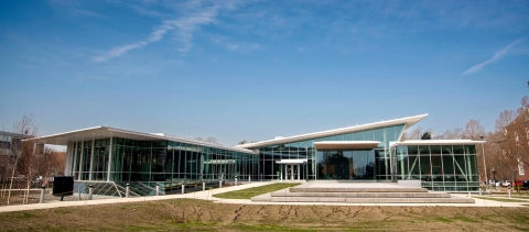 View of the back of the building.
