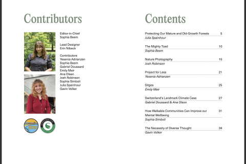 Spring 2024 Green Observer Image